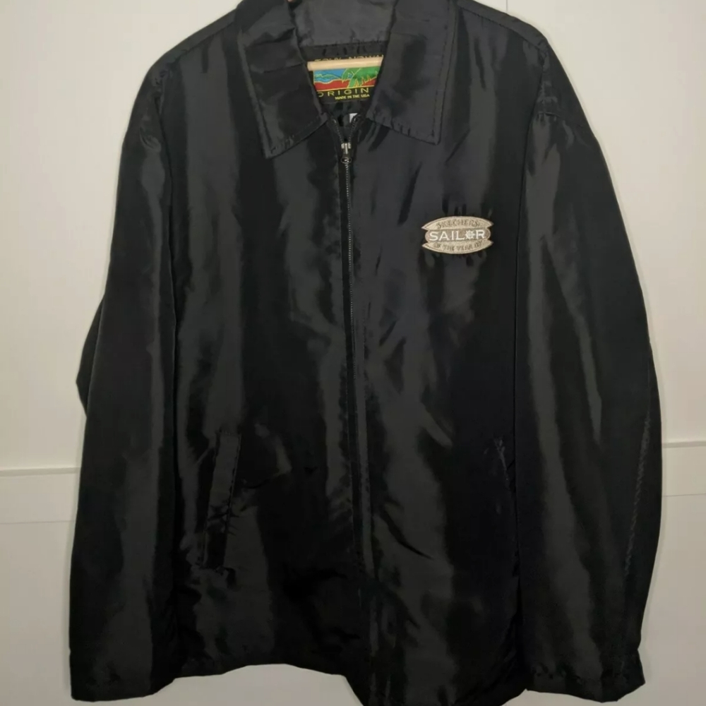 Tony Nowak Retro Black Men's Jacket XL